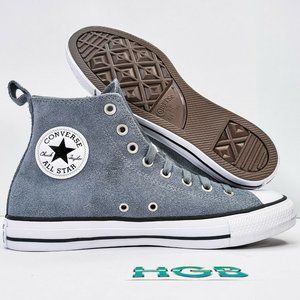 Converse Chuck Taylor All Star Hi Men's Suede Limited Sneaker Shoe Grey 170021C